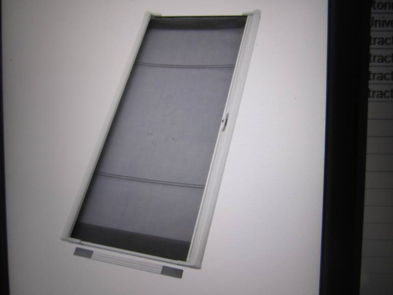 lot 30 image: ODL 36 x 80 Brisa White Standard ...