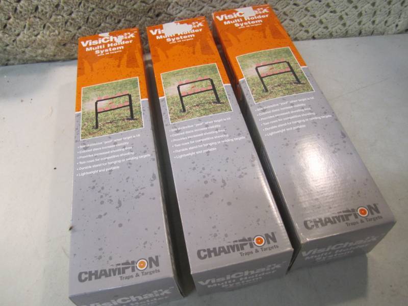 lot 71 image: Lot of 3 Champion Traps and Targets...
