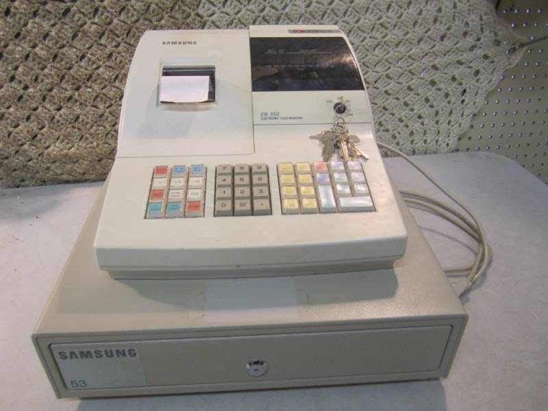 lot 80 image: Samsung ER-350 Electronic Cash Regi...
