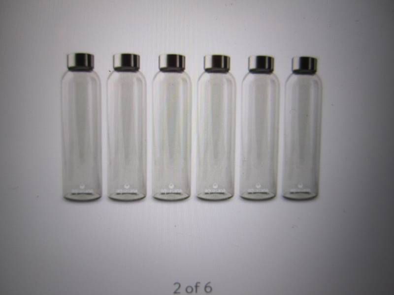 lot 97 image: Pack of 6 Aquasana Premium Borosili...