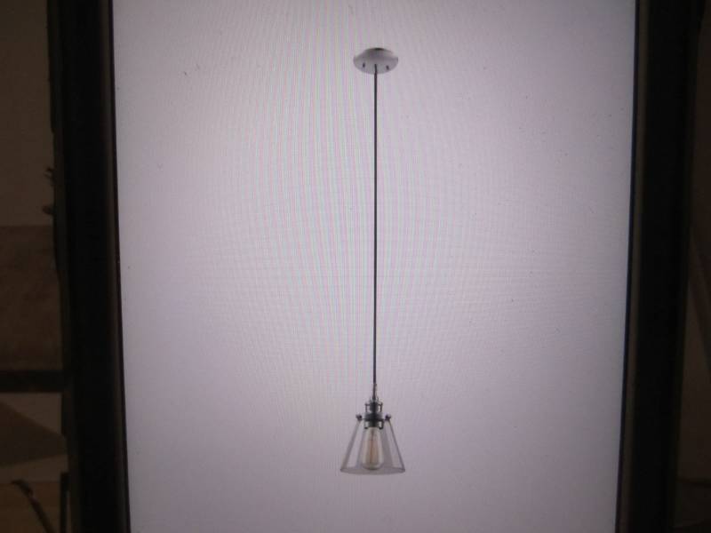 lot 99 image: Globe Electric Mercer 1-Light Chrom...