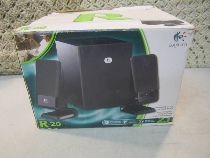 lot 108 image: Logitech R-20 Speakers  F-3...