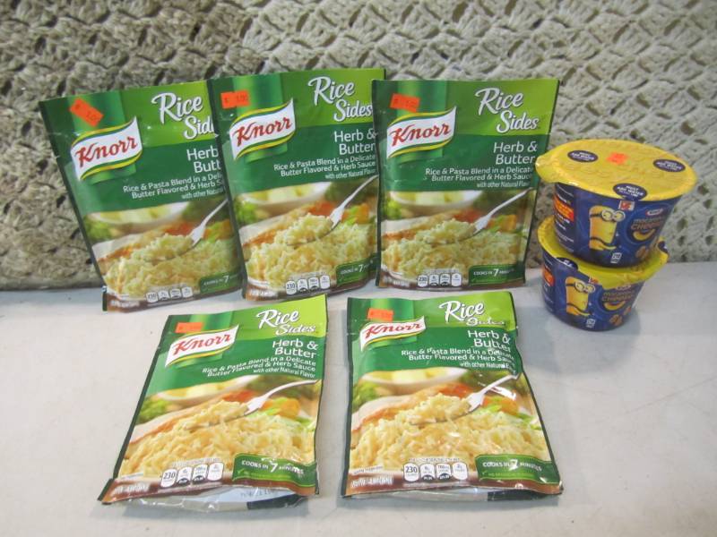 lot 115 image: 5 Bags of Rice Sides Herb & Butter ...