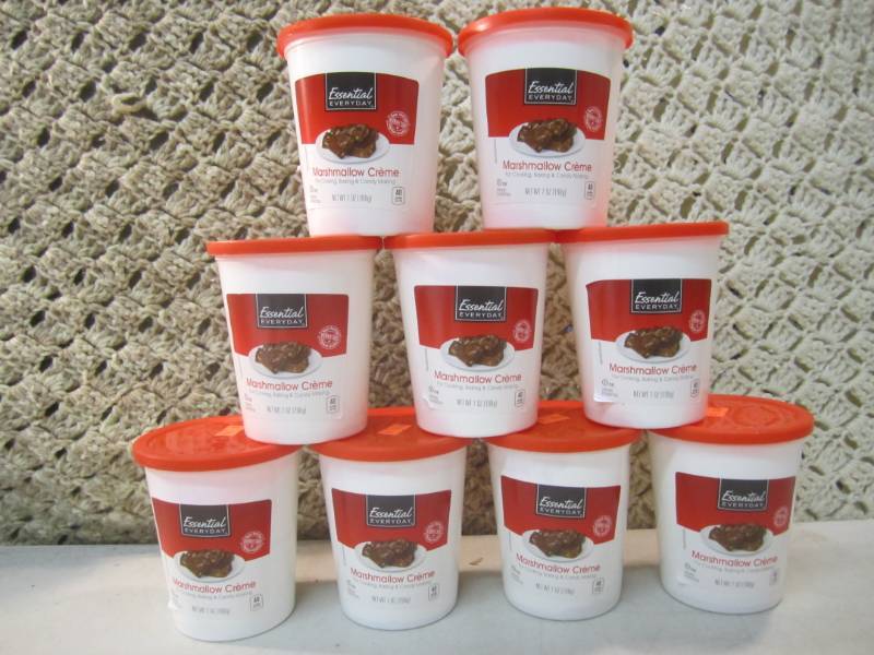 lot 117 image: 9 Containers of Marshmallow Creme B...