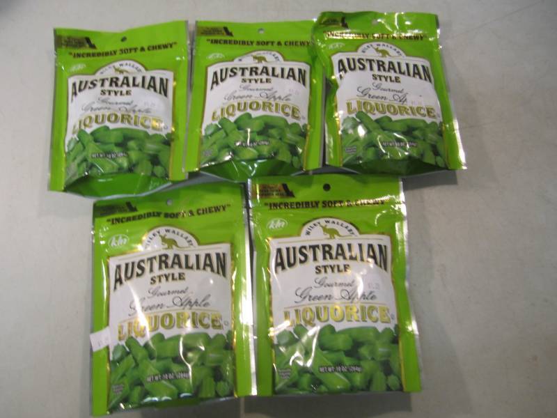lot 120 image: 5 Bags of Gourmet Green Apple Liquo...