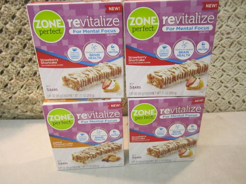 lot 127 image: 4 Boxes of Energy Bars Best by Apr ...