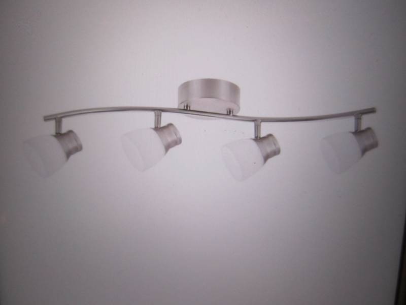 lot 141 image: Hampton Bay Brushed Nickel Dimmable...