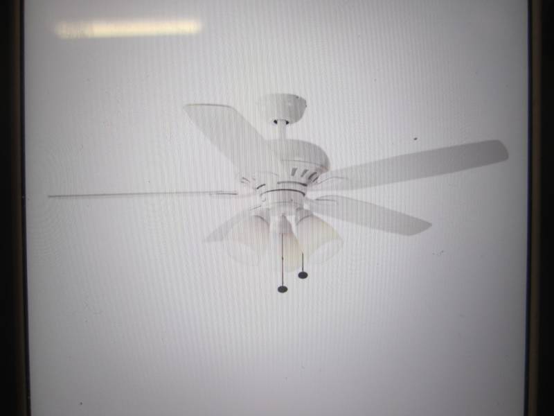 lot 146 image: Hampton Bay Rockport 52 LED Matte ...