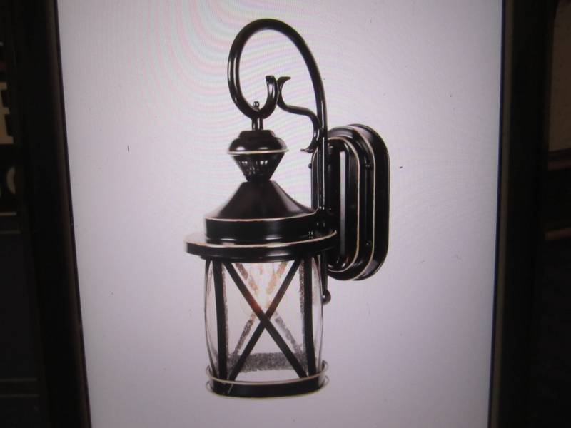 lot 149 image: Heath Zenith 1-Light Satin Black Mo...