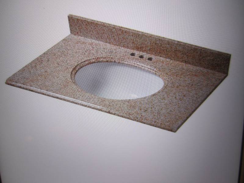 lot 161 image: Pegasus 31 x 22 Granite Vanity To...