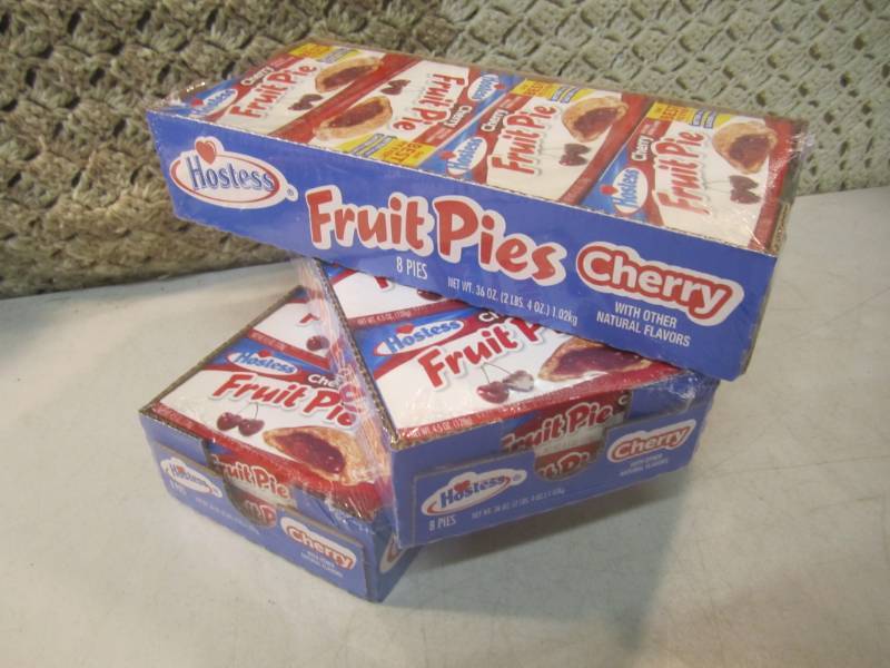 lot 176 image: 3 Packs with 8 Hostess Cherry Fruit...