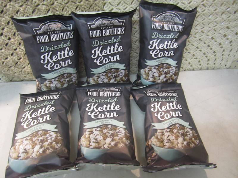 lot 177 image: 6 Bags of Four Brothers Drizzled Ke...