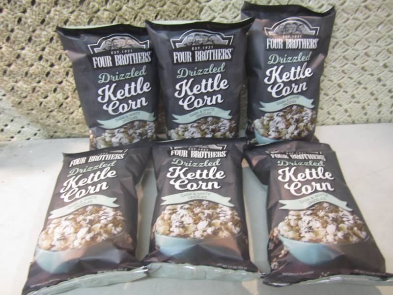 lot 178 image: 6 Bags of Four Brothers Drizzled Ke...