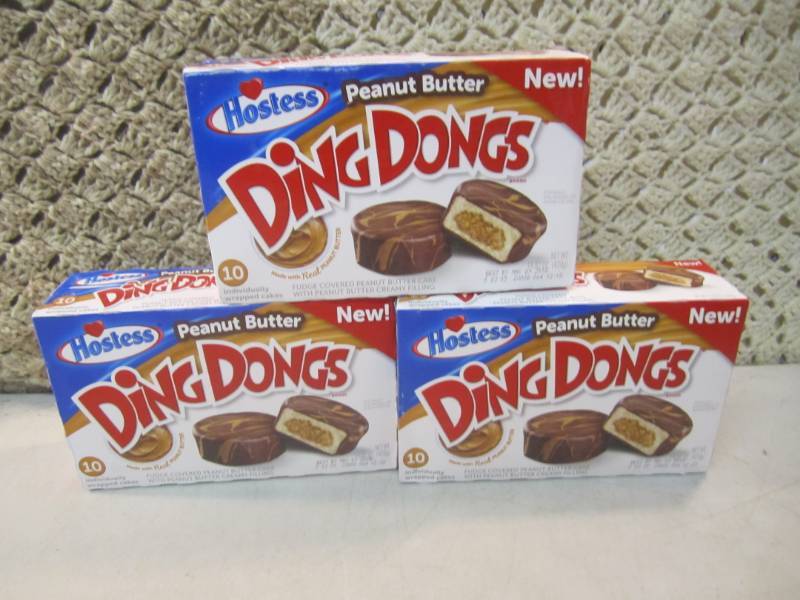 lot 181 image: 3 Boxes of Hostess Peanut Butter Di...