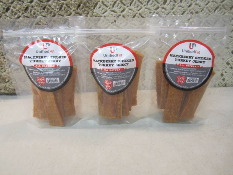 lot 187 image: 3 Bags of Hackberry Smoked Turkey J...