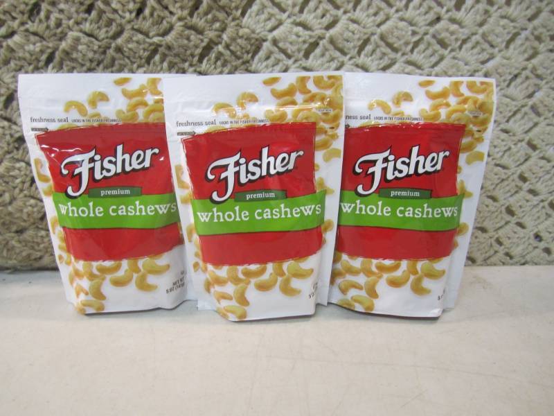 lot 205 image: 3 Bags of Fisher Premium Whole Cash...