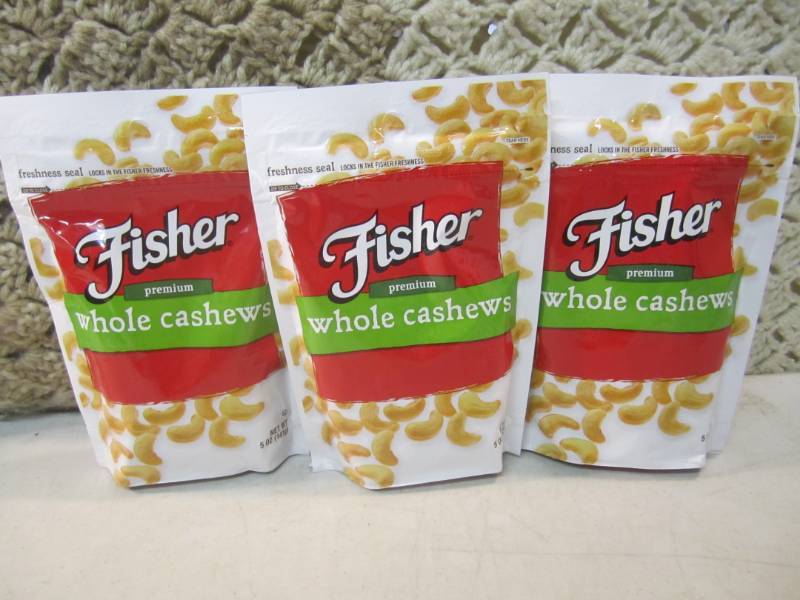 lot 206 image: 3 Bags of Fisher Premium Whole Cash...