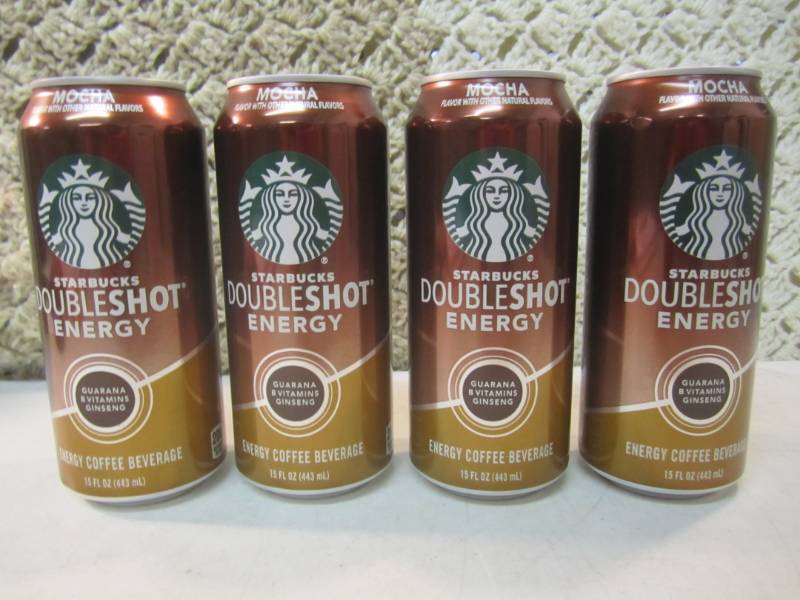 lot 209 image: 4 Cans of Starbucks Double Shot Ene...