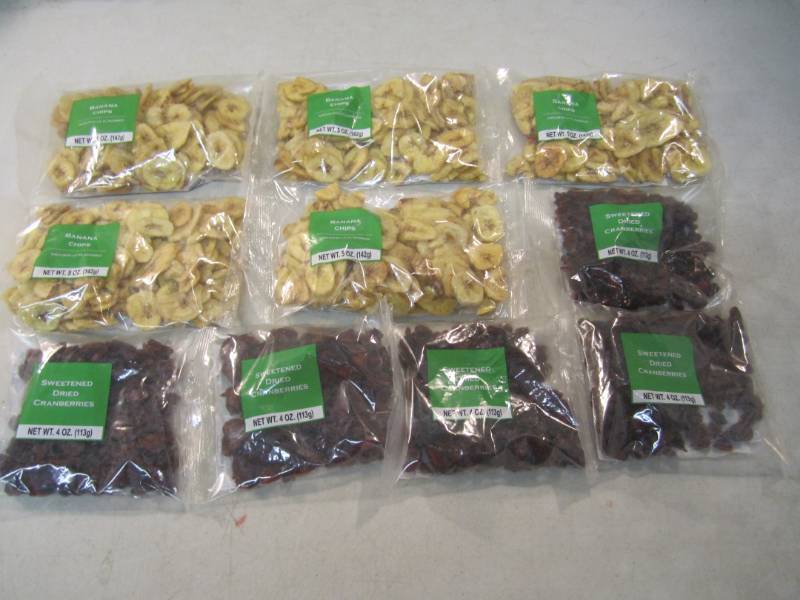 lot 228 image: Mixed Lot of Banana Chips and Sweet...