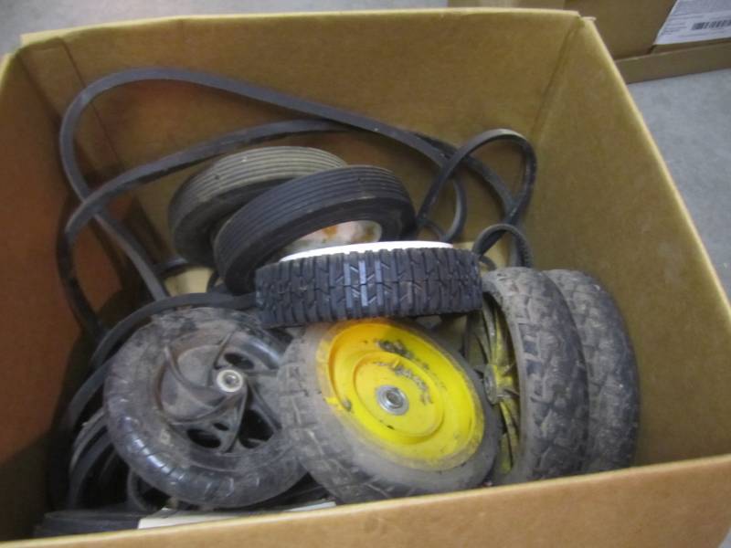 lot 264 image: Lot of Misc Wheels and Belts See Ph...