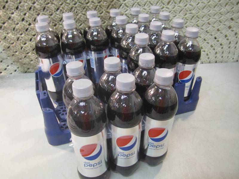 lot 267 image: Case of 24 Bottles of Diet Pepsi 16...