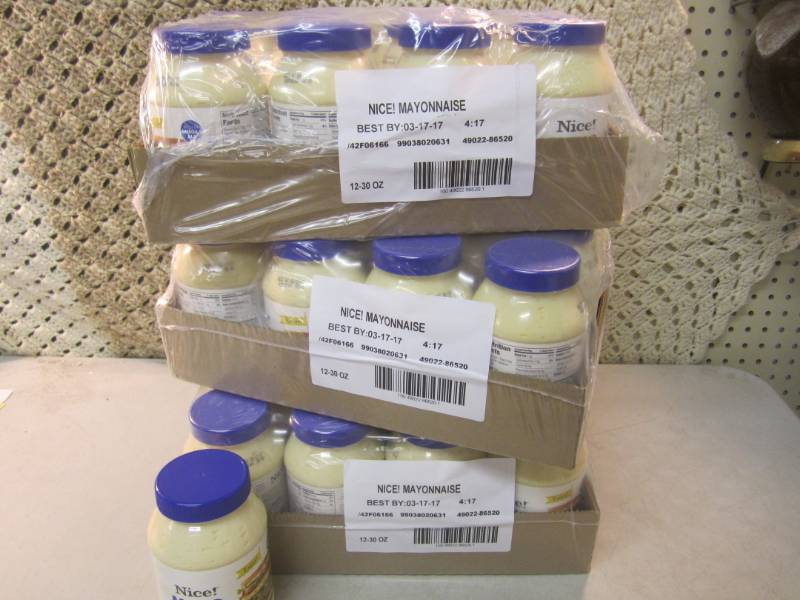 lot 284 image: 3 Cases with 12 Jars each of Mayo B...