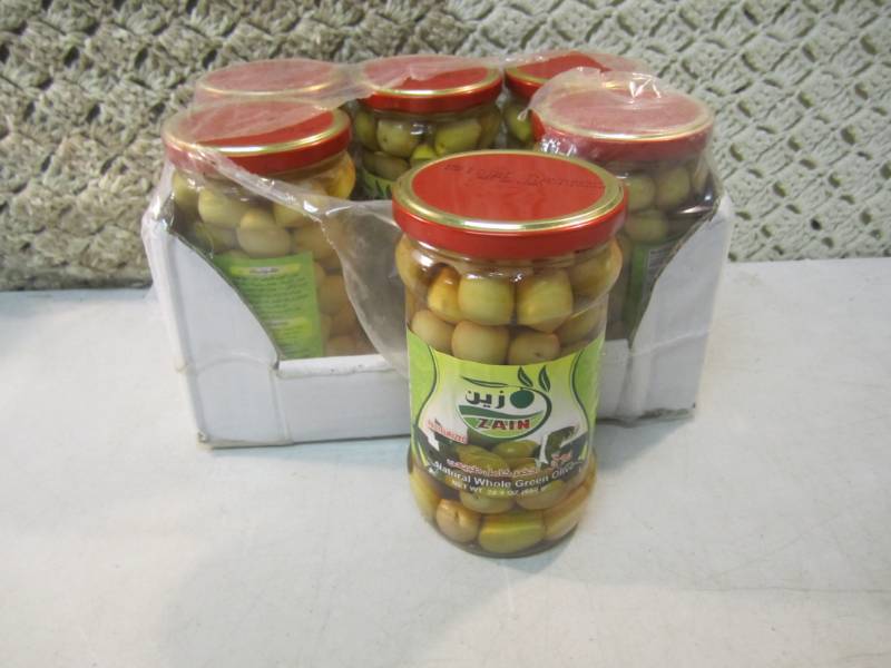 lot 301 image: Case of 6 Jars of Natural Whole Gre...