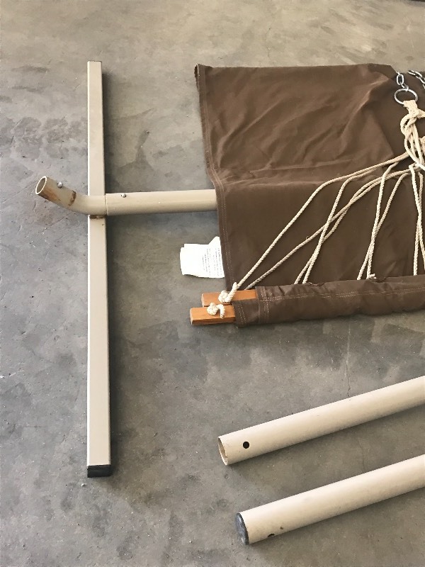 lot 31 image: Steel-Framed Hammock