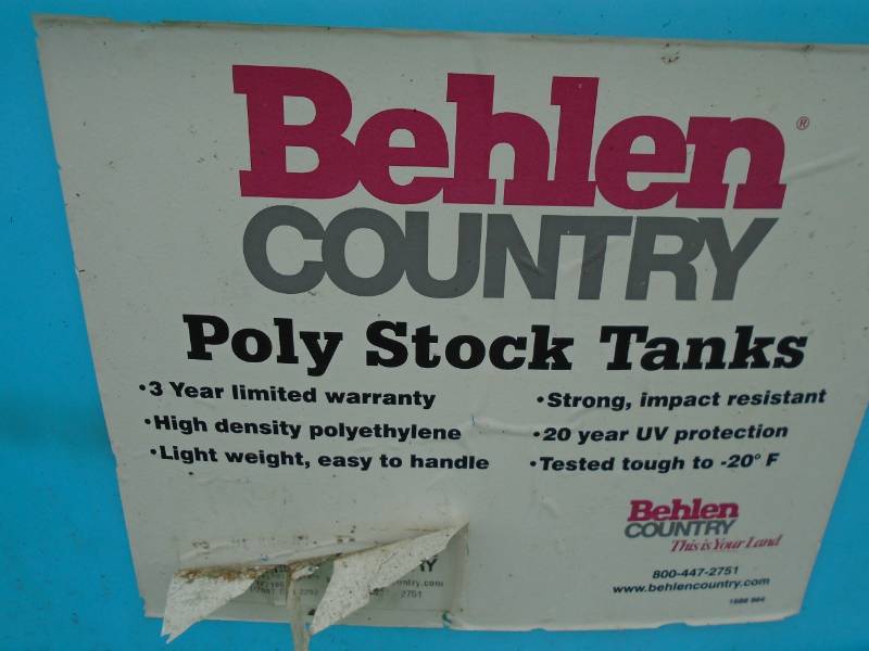 9ft Blue Plastic Stock Tank