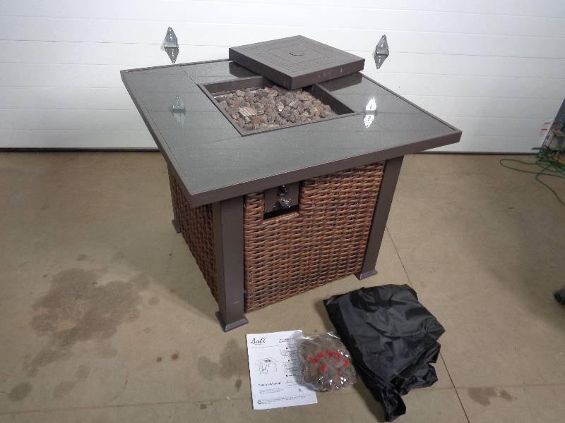 lot 7 image: New Patio Gas Fire Pit
