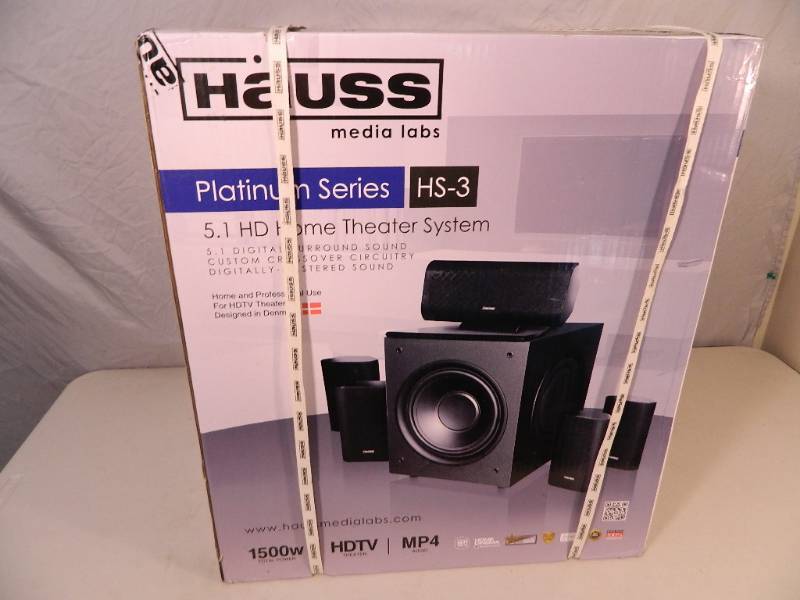 lot 2 image: New Hauss HD Home Theatre System