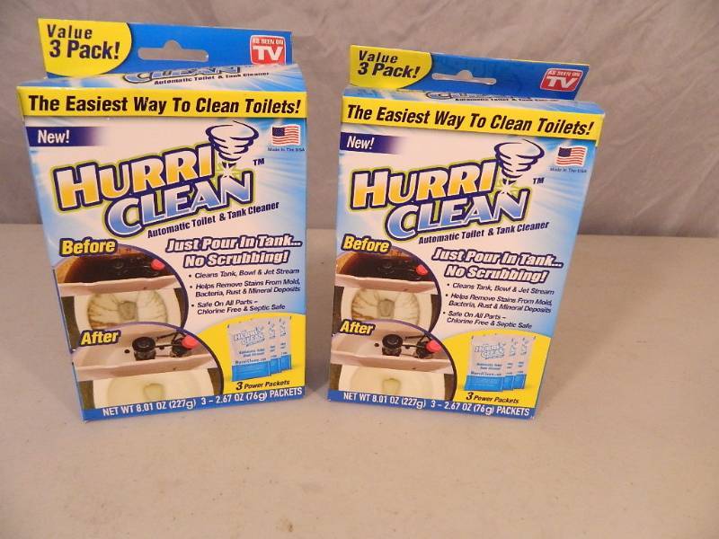 lot 30 image: 2 New Packages of Hurri Clean