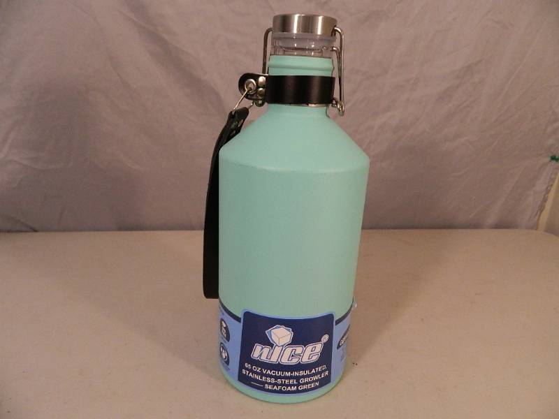 lot 42 image: New nICe 65 Oz Seafoam Growler