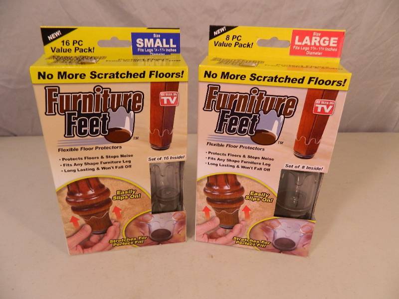 lot 43 image: 2 New Packages of Furniture Feet