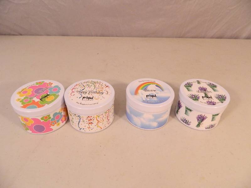 lot 49 image: 4 New Primal Elements Candles