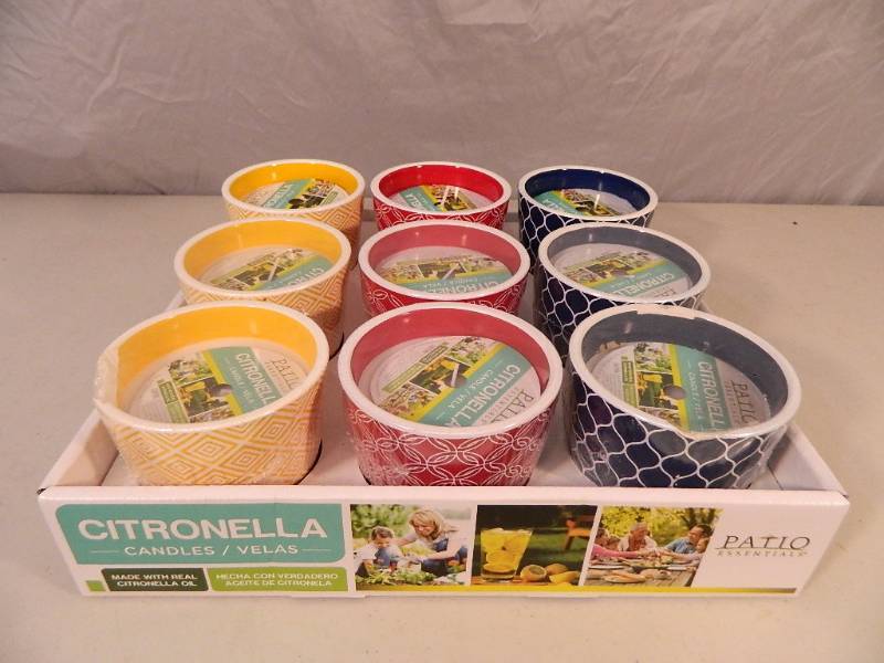 lot 53 image: 9 New Citronella Candles