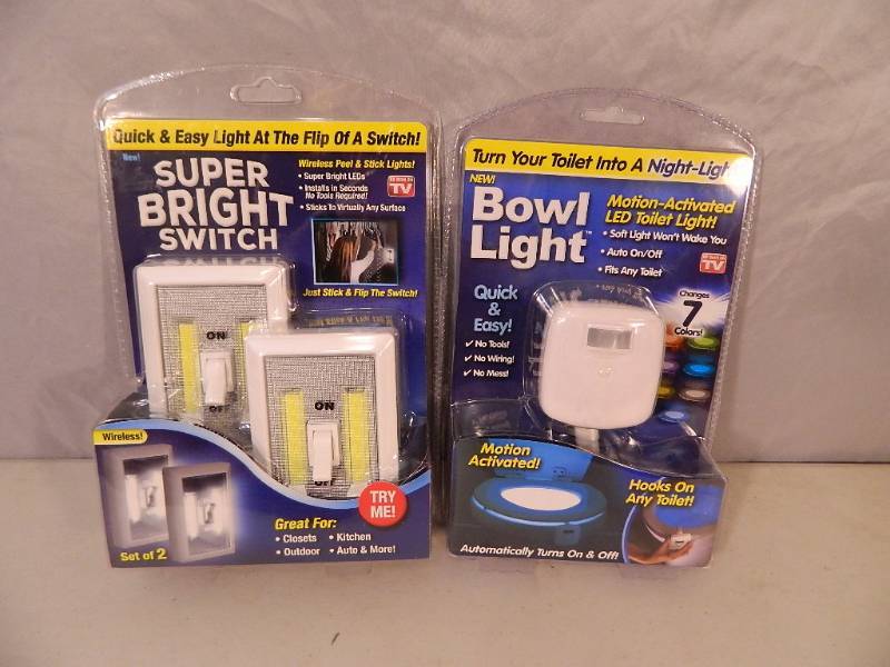 lot 56 image: New Toilet Light and New Super Bright Switches