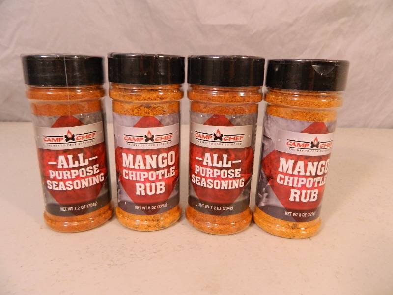lot 67 image: 4 New Camp Chef Seasonings