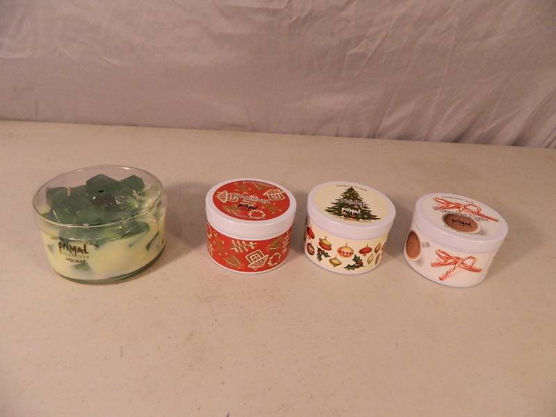 lot 88 image: 4 New Primal Elements Candles