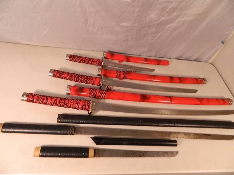 lot 105 image: 5 Assorted Swords