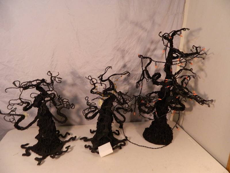 lot 120 image: Assorted Halloween Spooky Trees