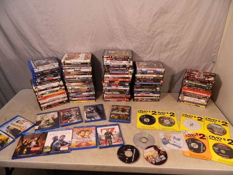 lot 167 image: Over 125 Dvds and Bu Rays