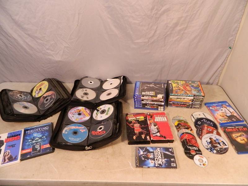lot 168 image: Assorted Media and Video Games