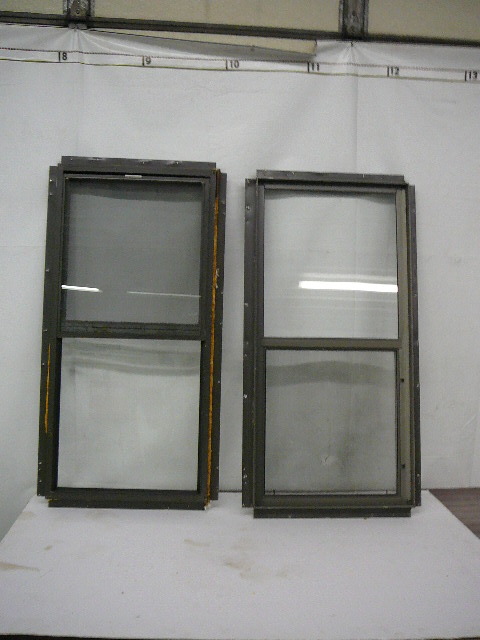 lot 8 image: Garage windows aluminum sliders with screens