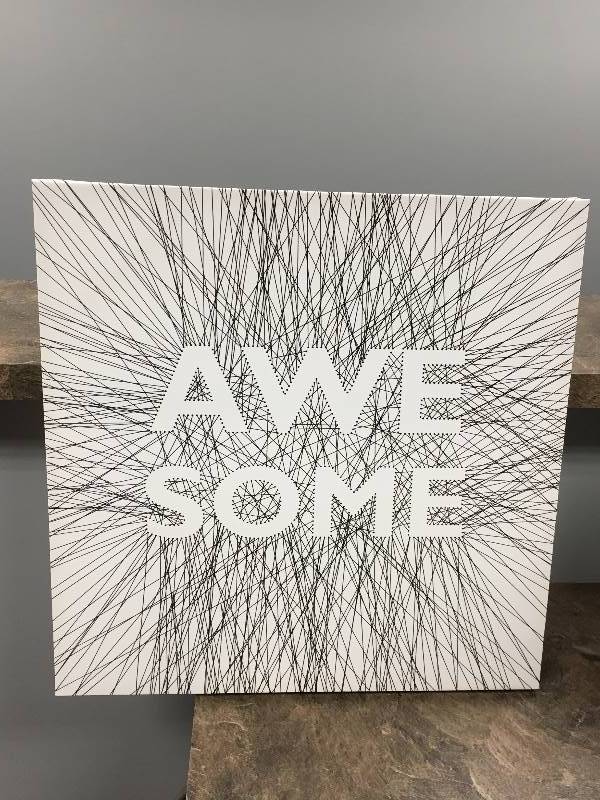 lot 85 image: AWESOME Canvas Picture
