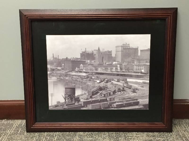lot 81 image: Framed St. Paul Railway Picture