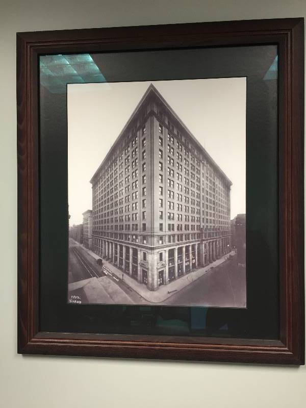 lot 104 image: Great Northern Building St. Paul Framed Picture