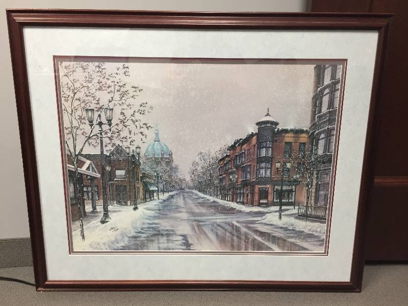 lot 111 image: Cathedral Hill Susan T. Amidon LE Framed Print