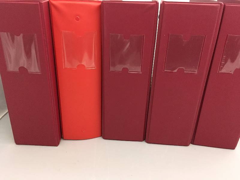lot 138 image: Qty Ten - 3 Ring Binders