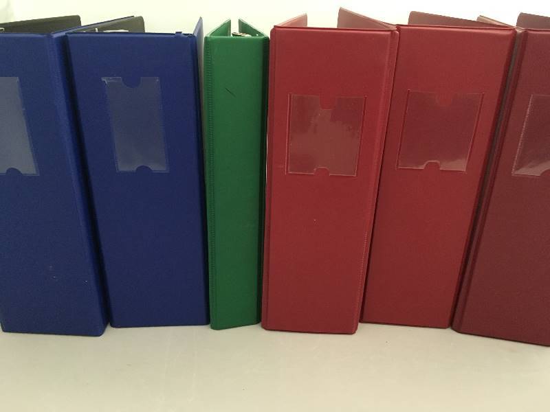 lot 139 image: Qty Ten - 3 Ring Binders